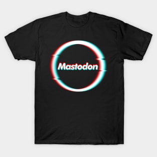 Glitch art - Mastodon T-Shirt